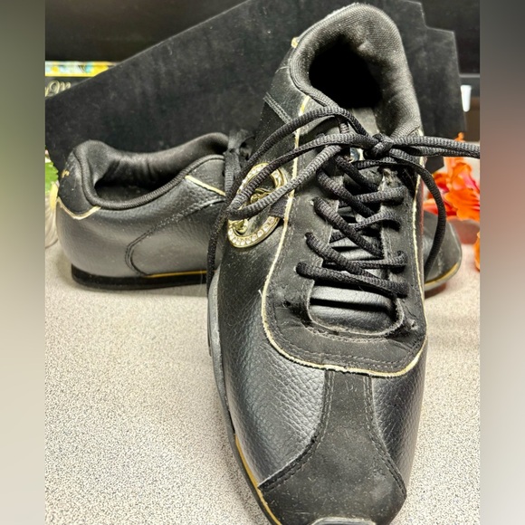 Vintage Black Baby Phat Shoes with Gold Accent - Picture 9 of 9